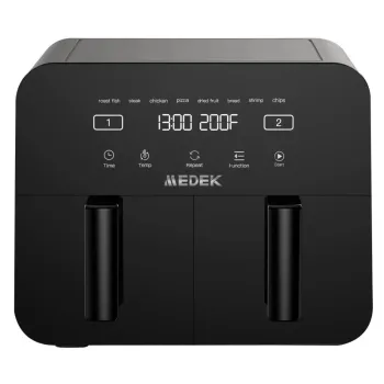 Friteuse sans huile - Double compartiment - MEDEK