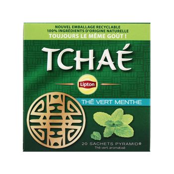 Lipton Tcha? th? vert menthe x20 sachets 