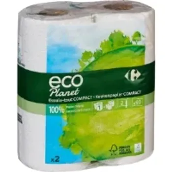 Essuie-tout COMPACT Eco Planet Carrefour 
