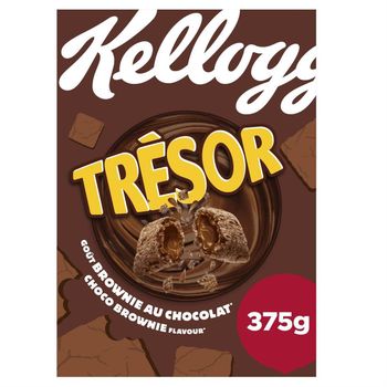 KELLOG'S TRESOR GOUT BROWNIE AU CHOCOLAT 