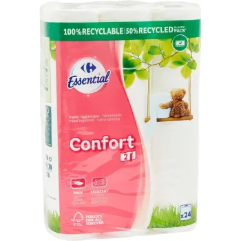 Papier toilette maximum pack confort - Carrefour Essential