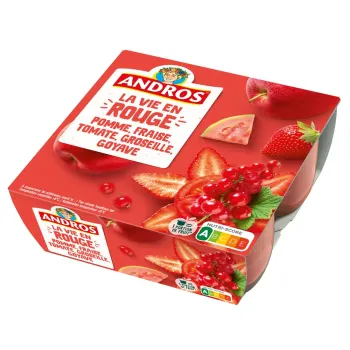 Compote pomme fraise tomate groseille goyave La Vie en Rouge
