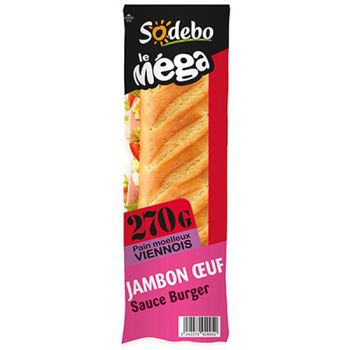 Comparez Le M?ga Viennois Jambon Salade ?uf Tomate sauce Bu