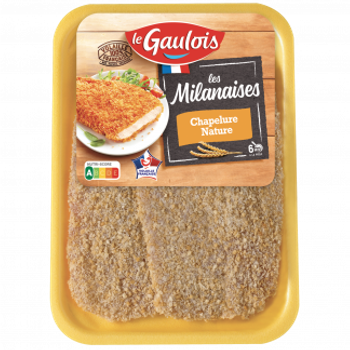 deux escalopes de dinde marin?es ? la milanaise