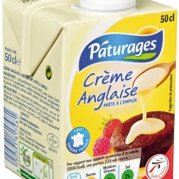 Brique cr?me anglaise P?turages 50cl