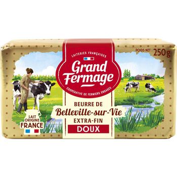 Comparez Beurre Extra-Fin Doux (82 % MG)
