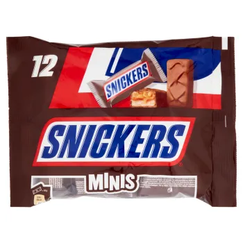 snickers mini barre choc 12 pcs