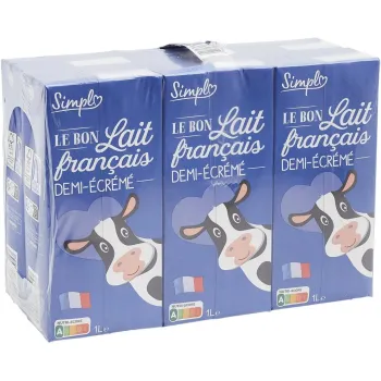 Lait demi-?cr?m?