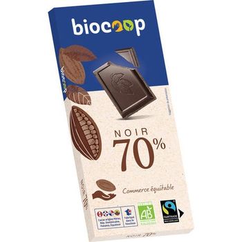 Chocolat Noir 70% - Biocoop