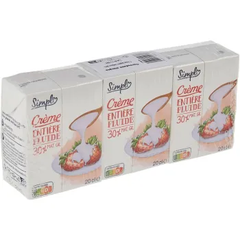 Cr?me enti?re fluide 30% MAT.GR.