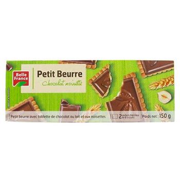 Biscuits Petit Beurre Chocolat Noisette 150 g Lot de 6