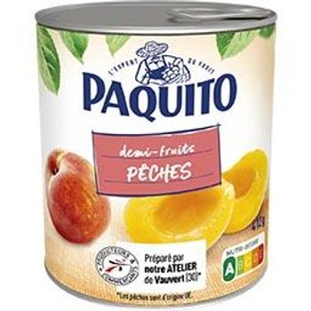 Demi-fruits P?ches au sirop l?ger