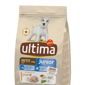 Croquettes Ultima Junior Petit < 10 kg
