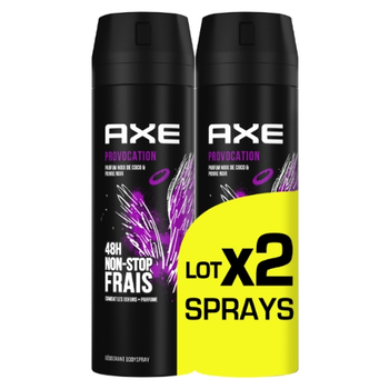 Comparez Lot de 2 d?odorant axe provocation