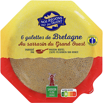 Galettes de Bretagne au sarrasin