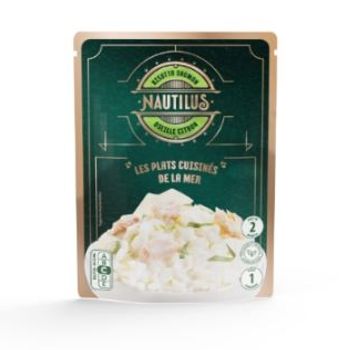 Comparez Nautilus risotto saumon oseille citron