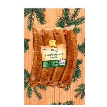 Saucisse ? cuire fum?e Morteau
