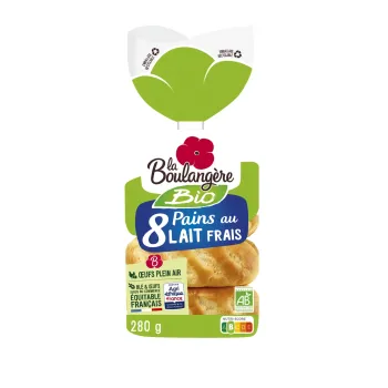 Comparez 8 Pains au lait Bio