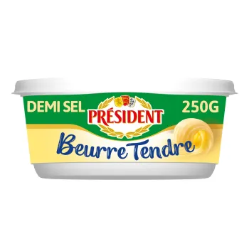 Comparez Beurre tendre demi-sel