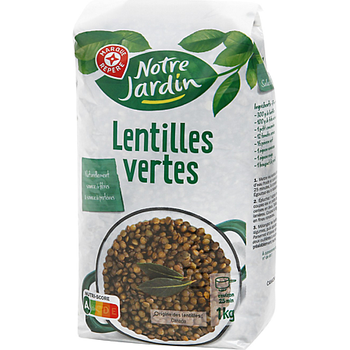 Lentilles vertes