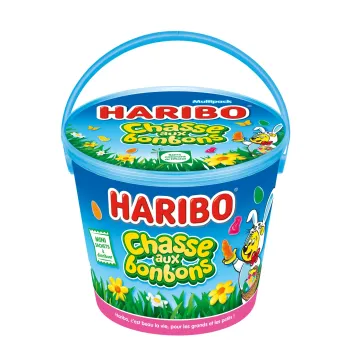 haribo seau chasse aux bonbons 