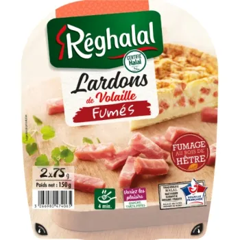Lardons de volaille fum?s au bois de h?tre