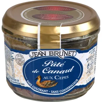 Terrine canard aux c?pes JEAN BRUNET