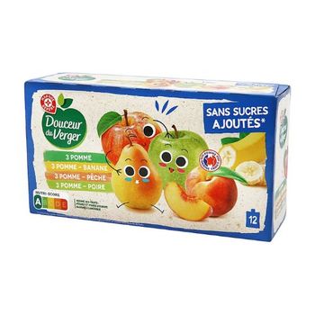 gourdes compote X12 marque rep?re 