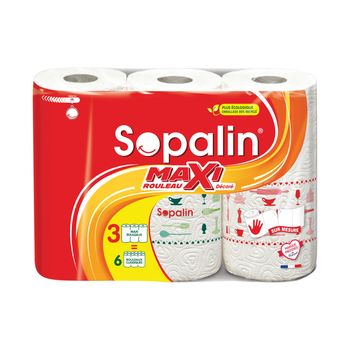 Sopalin - 3 Maxi rouleaux d?cor?s - sur mesure