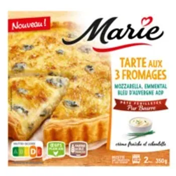 Tartes aux 3 fromages