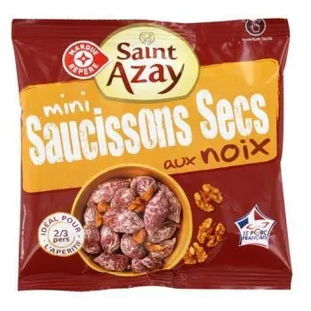 Mini Saucissons secs Saint Azay Aux noix