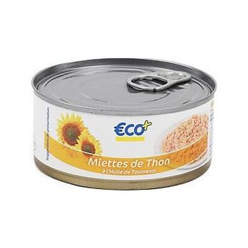 Miettes de thon listao ? l'huile de tournesol