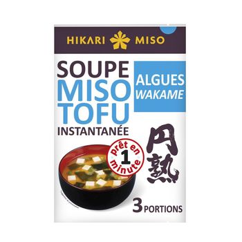 Soupe Miso Tofu instantan?e Algues