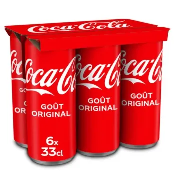 Pack de canette coca cola