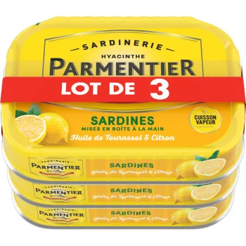 Parmentier sardines ? l?huile tournesol 