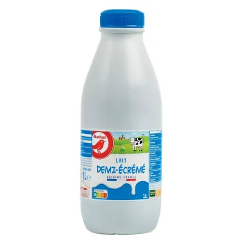 Comparez Lait demi-?cr?m? UHT de nos campagnes Fran?aises