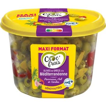 Comparez Olives ? la M?diterran?enne, d?noyaut?es