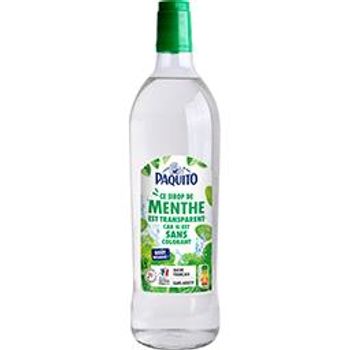 Sirop de menthe transparent