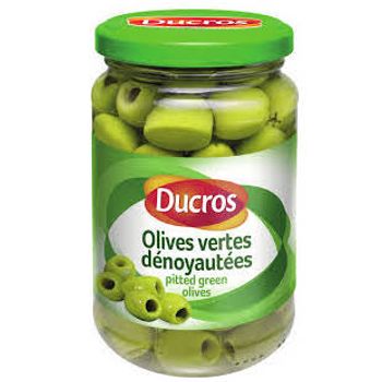 Pitted Green Olives Ducros 37ci