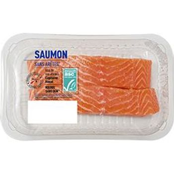 2 pav?s de Saumon asc crus