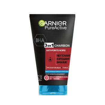 garnier pure active3 en 1 charbon