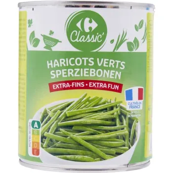 Comparez Haricots verts extra-fins