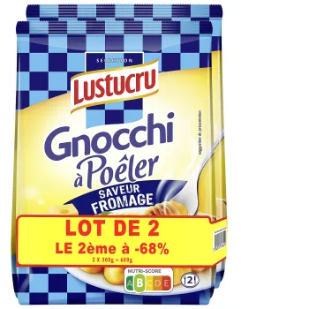 lot 2 gnocchi lustucru 