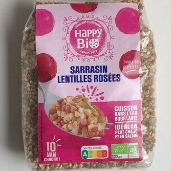 Sarrasin et lentilles ros?e