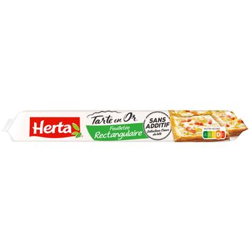 Tarte en Or - Feuillet?e rectangulaire