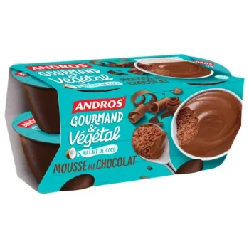 andros gourmand v?g?tal mousse au chocolat