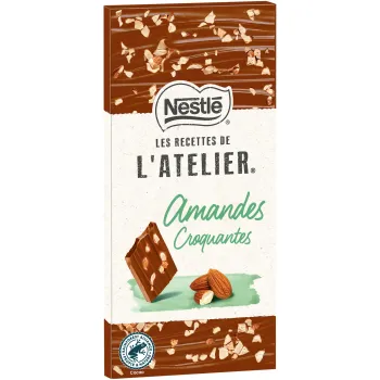 Chocolat au lait amandes croquantes