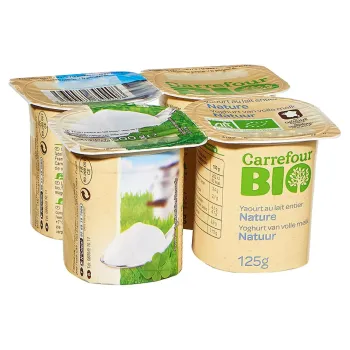 Comparez Yaourt au lait entier nature