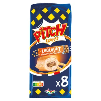 Crousti Brioche Barre chocolat c?r?ales croustillante x 8