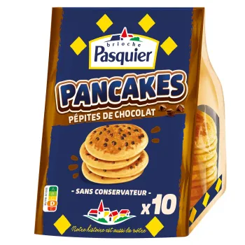 Pancakes au p?pites de chocolat